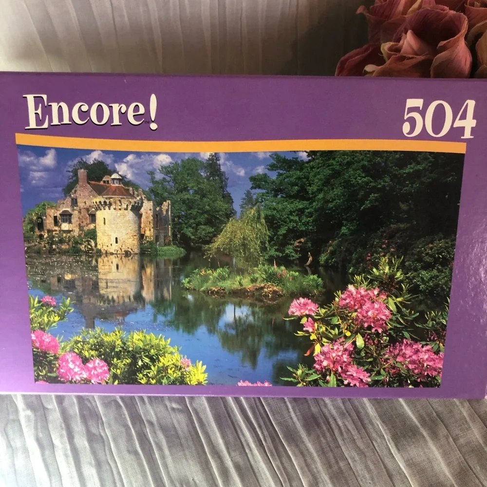 ENCORE lot of 2 puzzles VENICE & FRANCE 504 pieces 1 NWT & 1 opened